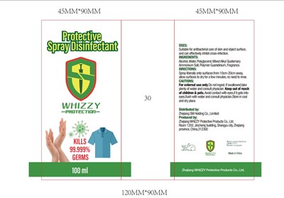 Image Description (Protective Spray Disinfectant)